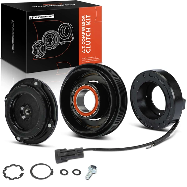 AC Compressor Clutch Kit with 5-Groove Pulley for 2017-2019 INFINITI QX30