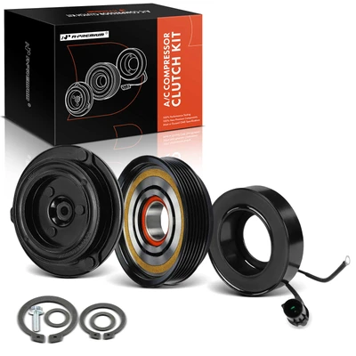 AC Compressor Clutch Kit with 6-Groove Pulley