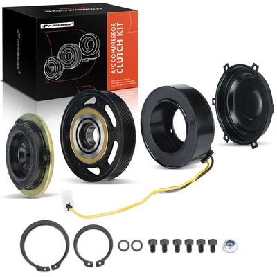 AC Compressor Clutch Kit with 8-Groove Pulley
