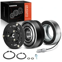 AC Compressor Clutch Kit with 4-Groove Pulley for 2007-2008 Suzuki Grand Vitara
