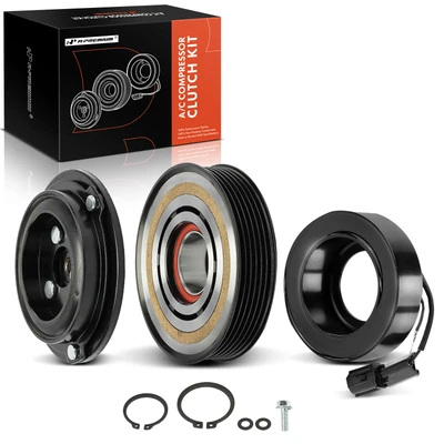 AC Compressor Clutch Kit with 6-Groove Pulley