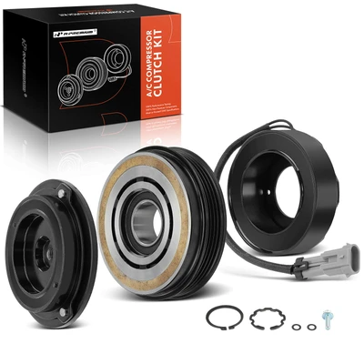 AC Compressor Clutch Kit with 4-Groove Pulley