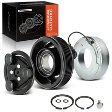AC Compressor Clutch Kit with 6-Groove Pulley