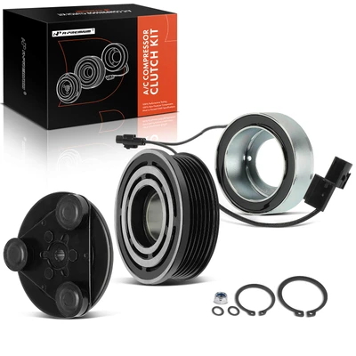 AC Compressor Clutch Kit with 6-Groove Pulley