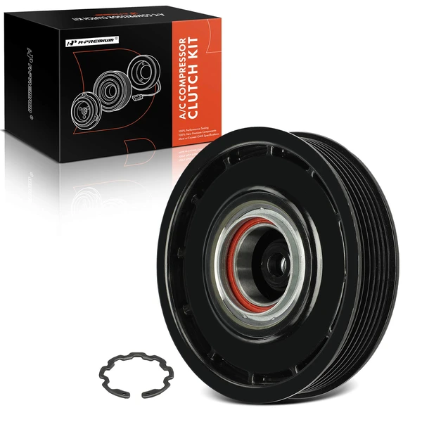 AC Compressor Clutch Kit with 6-Groove Pulley for 2011-2013 Toyota Corolla