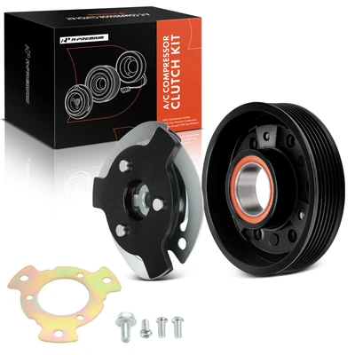 AC Compressor Clutch Kit with 6-Groove Pulley