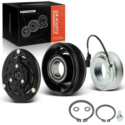 AC Compressor Clutch Kit with 5-Groove Pulley