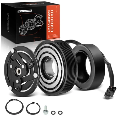 AC Compressor Clutch Kit with 7-Groove Pulley