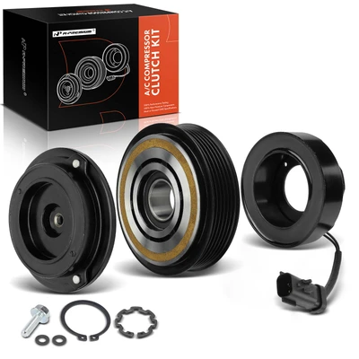 AC Compressor Clutch Kit with 6-Groove Pulley