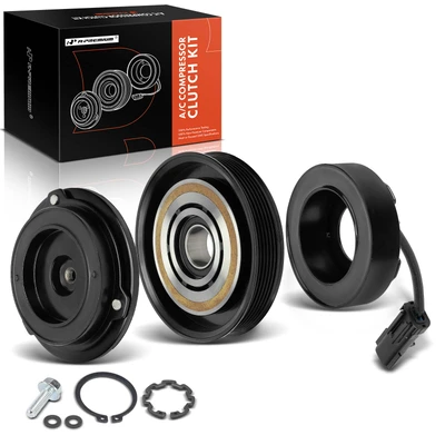 AC Compressor Clutch Kit with 6-Groove Pulley