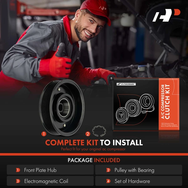 AC Compressor Clutch Kit for Mercedes-Benz C230 C240 C280 C320 C350 CL500 CL600