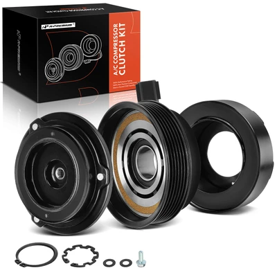 AC Compressor Clutch Kit with 6-Groove Pulley
