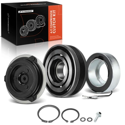 AC Compressor Clutch Kit with 4-Groove Pulley