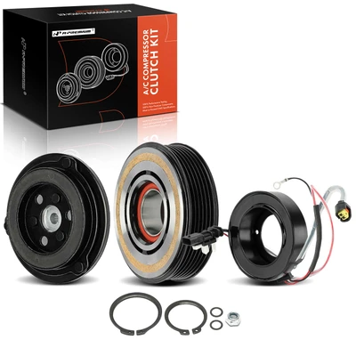 AC Compressor Clutch Kit with 6-Groove Pulley