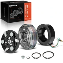 AC Compressor Clutch Kit with 5-Groove Pulley for 2007-2008 Honda Fit