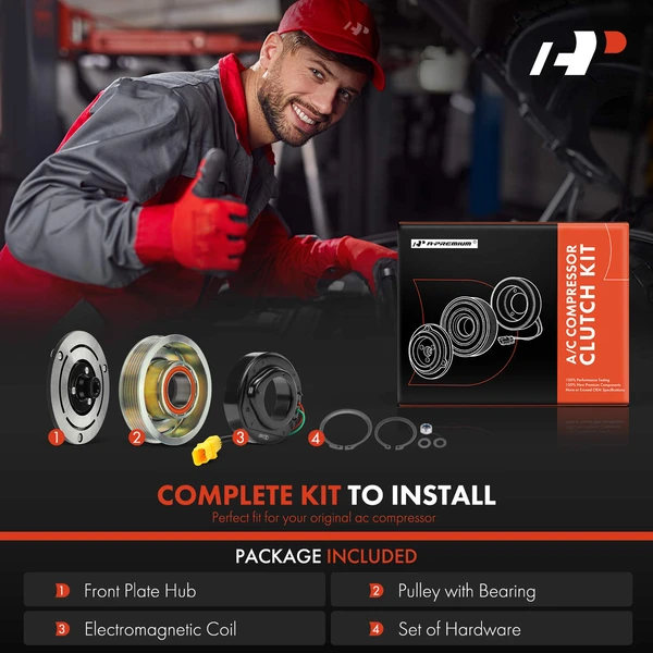 AC Compressor Clutch Kit for Mini Cooper 2008-2013 2015 Cooper Countryman