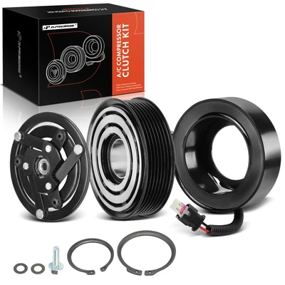 AC Compressor Clutch Kit with 7-Groove Pulley