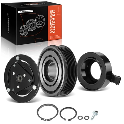 AC Compressor Clutch Kit with 6-Groove Pulley