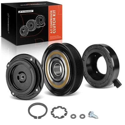 AC Compressor Clutch Kit with 6-Groove Pulley