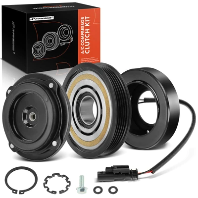 AC Compressor Clutch Kit with 5-Groove Pulley