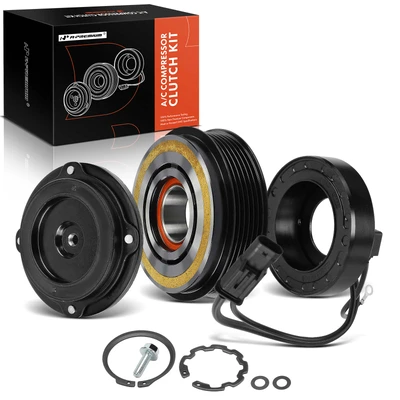 AC Compressor Clutch Kit with 6-Groove Pulley