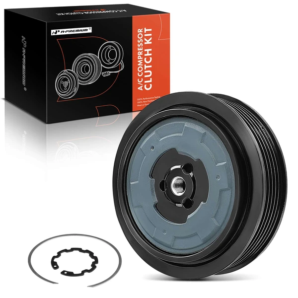 AC Compressor Clutch Kit with 6-Groove Pulley for 2008-2009 Pontiac G8