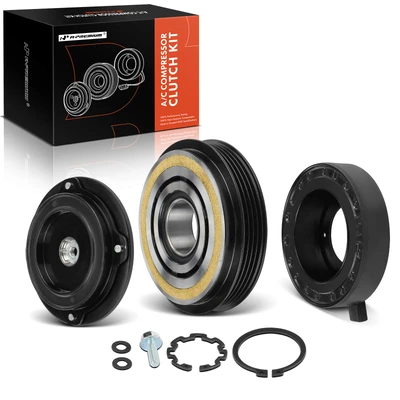 AC Compressor Clutch Kit with 4-Groove Pulley