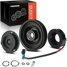 AC Compressor Clutch Kit with 8-Groove Pulley for Freightliner Cascadia Coronado