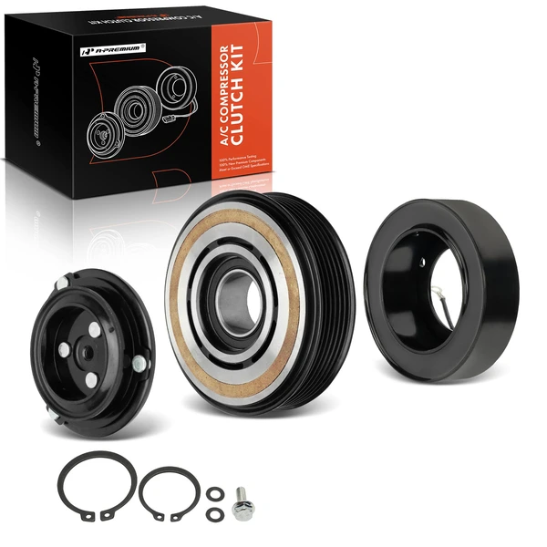 AC Compressor Clutch Kit for Mazda 3 Sport 2014-2018 CX-5 2013-2022 6-Groove