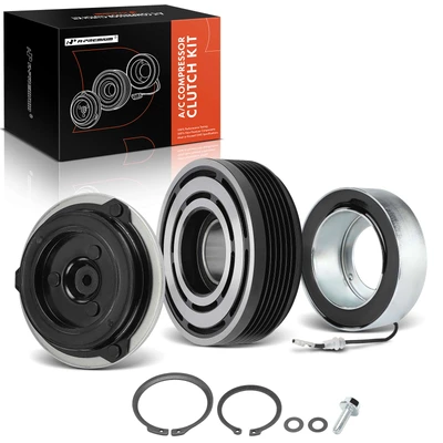 AC Compressor Clutch Kit with 6-Groove Pulley