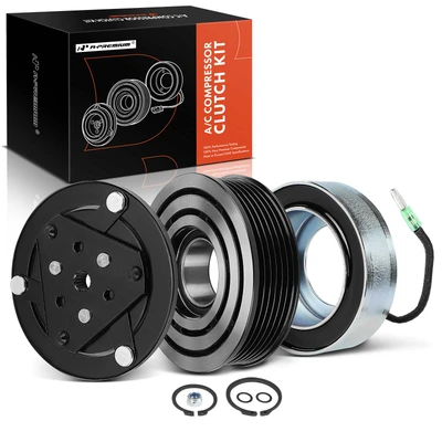 AC Compressor Clutch Kit with 6-Groove Pulley