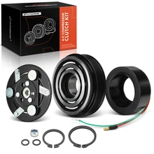 AC Compressor Clutch Kit with 5-Groove Pulley for 2009-2013 Honda Fit