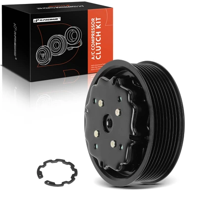 AC Compressor Clutch Kit with 8-Groove Pulley