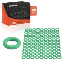 100 Pcs Exact ID(7.59±0.13mm) Exact CS(2.62±0.08mm) HNBR O-Rings Kit