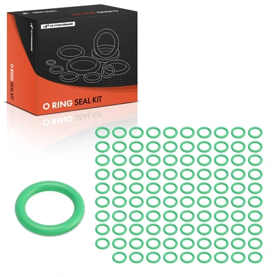 100 Pcs Exact ID(12.37±0.13mm) Exact CS(2.62±0.08mm) HNBR O-Rings Kit for Universal
