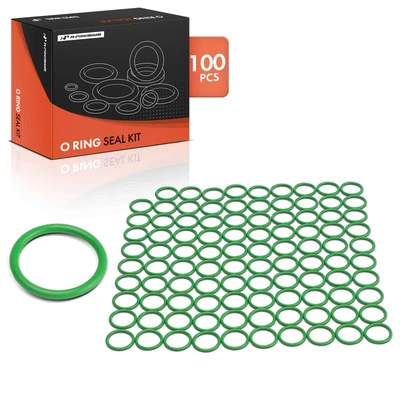 100 Pcs Exact ID(17.00±0.23mm) Exact CS(2.00±0.08mm) HNBR O-Rings Kit for Universal