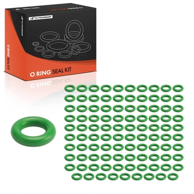100 Pcs Exact ID(6.00±0.13mm) Exact CS(2.50±0.08mm) HNBR O-Rings Kit for Universal