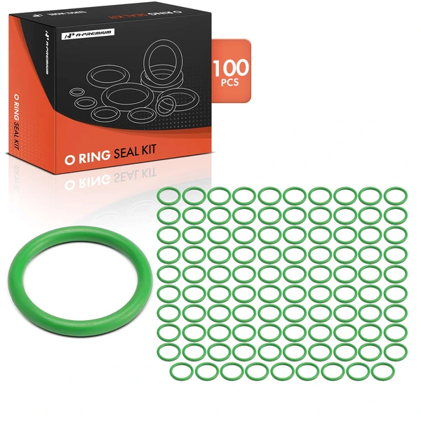 100 Pcs Exact ID(18±0.23mm) Exact CS(2.50±0.08mm) HNBR O-Rings Kit for Universal