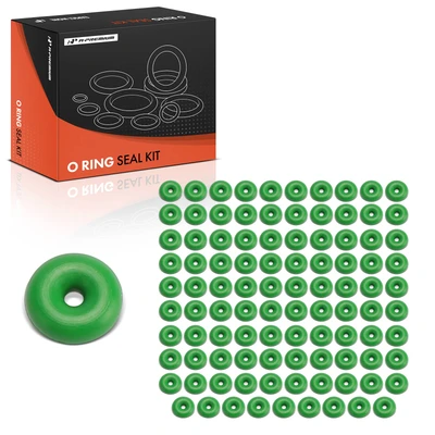 100 Pcs Exact ID(1.24±0.13mm) Exact CS(2.62±0.08mm) HNBR O-Rings Kit for Universal