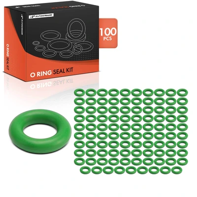 100 Pcs Exact ID(6.02±0.13mm) Exact CS(2.62±0.08mm) HNBR O-Rings Kit for Universal