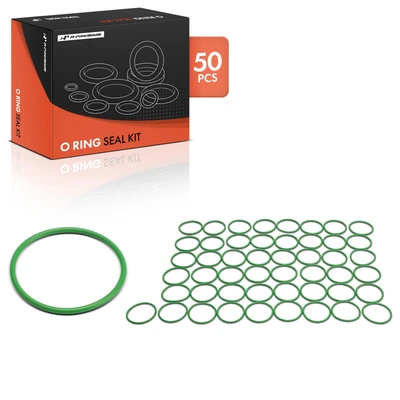 50 Pcs Exact ID(47.30±0.38mm) Exact CS(2.62±0.08mm) HNBR O-Rings Kit for Universal