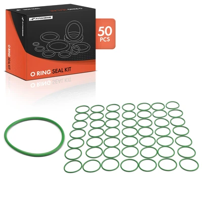 50 Pcs Exact ID(52.07±0.43mm) Exact CS(2.62±0.08mm) HNBR O-Rings Kit for Universal