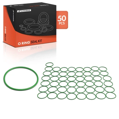 50 Pcs Exact ID(56.82±0.43mm) Exact CS(2.62±0.08mm) HNBR O-Rings Kit for Universal