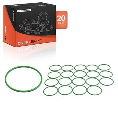 20 Pcs Exact ID(66.34±0.51mm) Exact CS(2.62±0.08mm) HNBR O-Rings Kit for Universal
