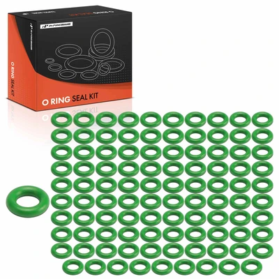 100 Pcs Exact ID(6.02±0.13mm) Exact CS(3.53±0.10mm) HNBR O-Rings Kit for Universal