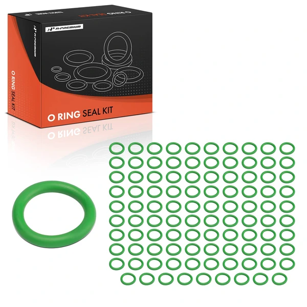 100 Pcs Exact ID(17.12±0.23mm) Exact CS(3.53±0.10mm) HNBR O-Rings Kit for Universal