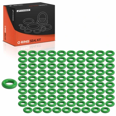 100 Pcs Exact ID(10.69±0.13mm) Exact CS(5.33±0.13mm) HNBR O-Rings Kit for Universal