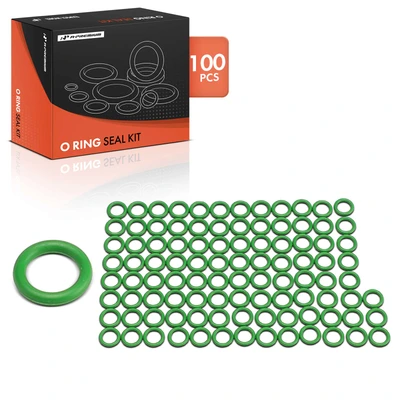 100 Pcs Exact ID(4.00±0.13mm) Exact CS(1.00±0.08mm) HNBR O-Rings Kit for Universal
