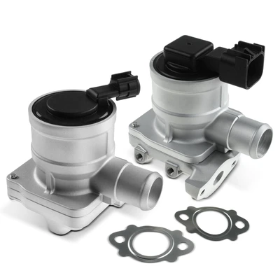 2 Pcs Driver & Passenger Secondary Air Injection Pump Check Valves