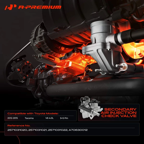 Secondary Air Injection Check Valve for Toyota Tacoma 2012-2015 4.0L